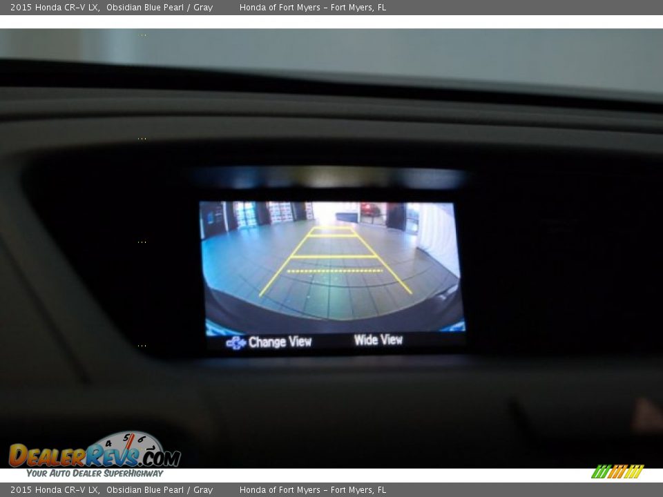 2015 Honda CR-V LX Obsidian Blue Pearl / Gray Photo #15