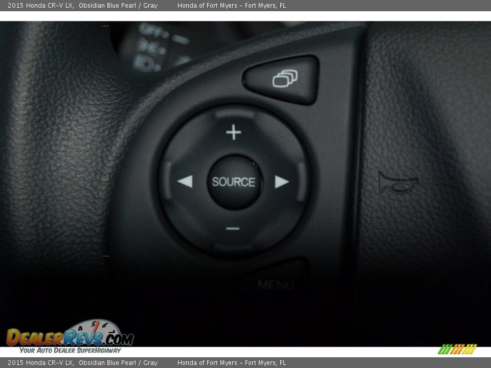 2015 Honda CR-V LX Obsidian Blue Pearl / Gray Photo #18