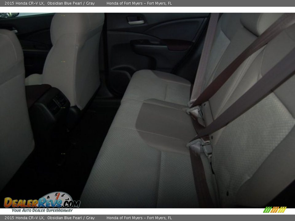 2015 Honda CR-V LX Obsidian Blue Pearl / Gray Photo #21