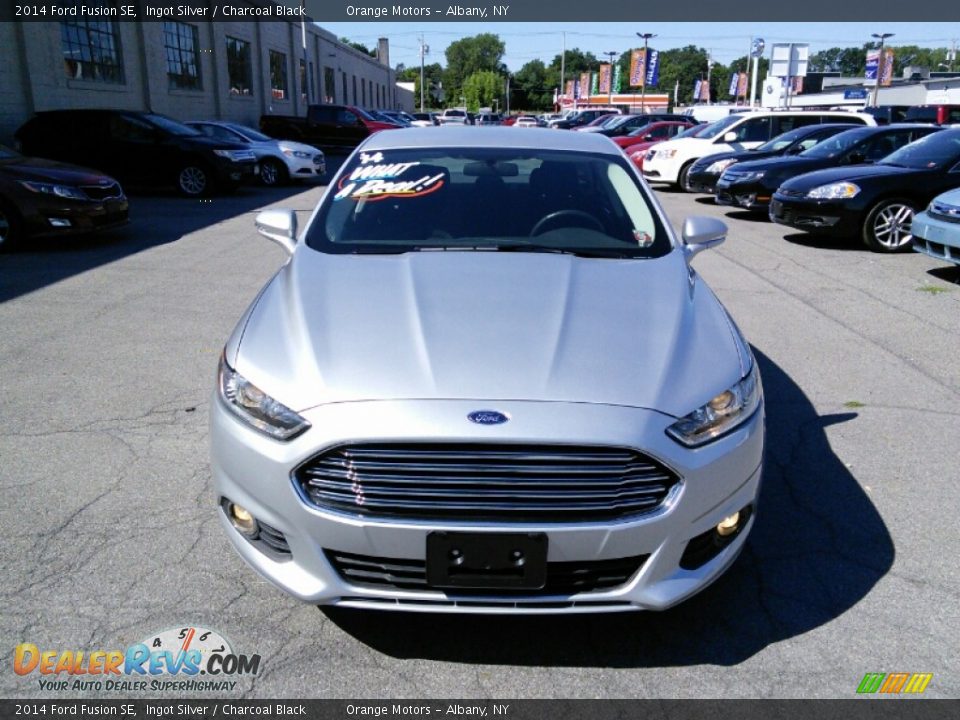 2014 Ford Fusion SE Ingot Silver / Charcoal Black Photo #2