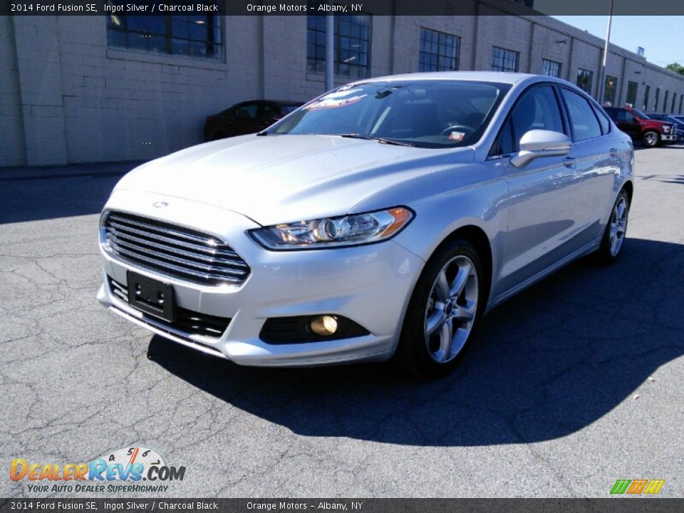 2014 Ford Fusion SE Ingot Silver / Charcoal Black Photo #3
