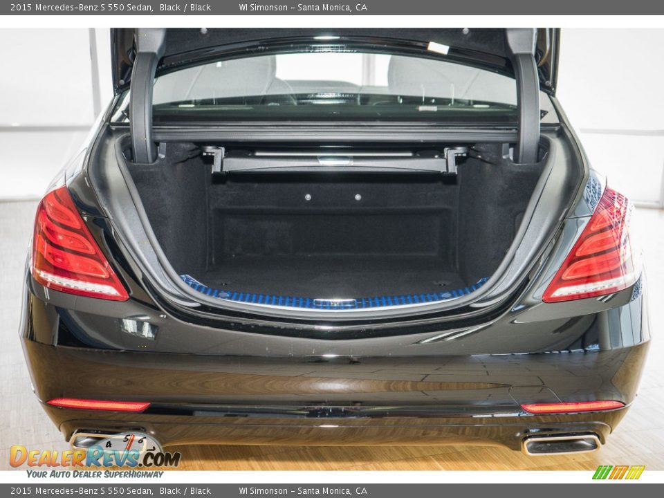 2015 Mercedes-Benz S 550 Sedan Black / Black Photo #5