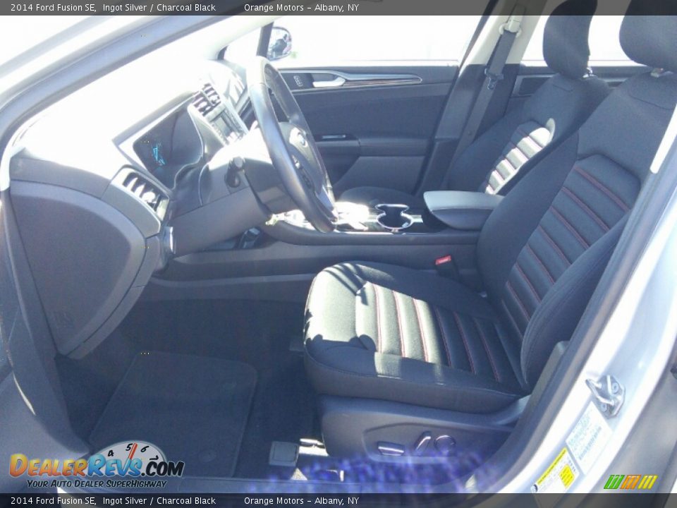 2014 Ford Fusion SE Ingot Silver / Charcoal Black Photo #7