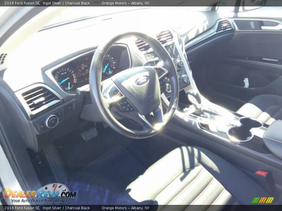 2014 Ford Fusion SE Ingot Silver / Charcoal Black Photo #8