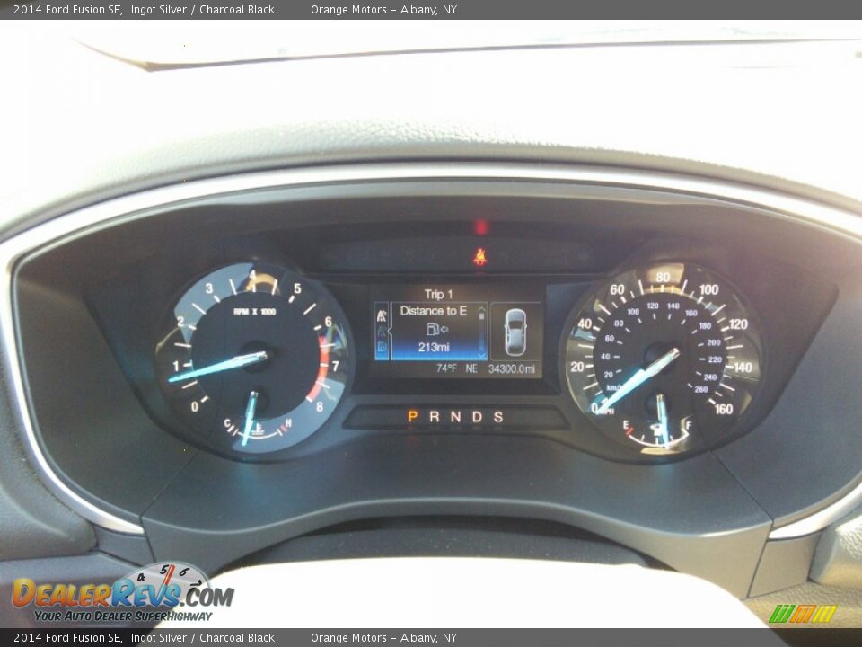2014 Ford Fusion SE Ingot Silver / Charcoal Black Photo #11