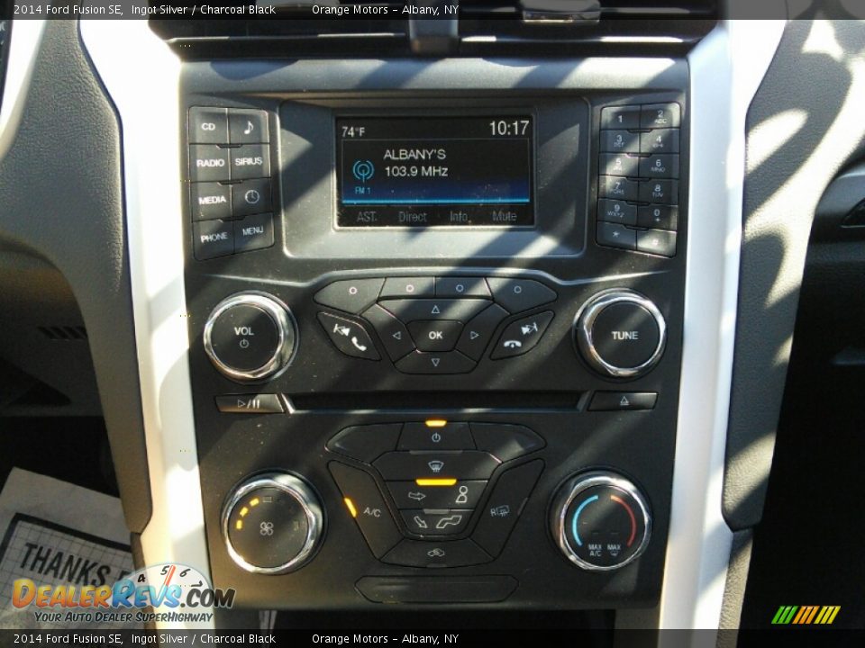 2014 Ford Fusion SE Ingot Silver / Charcoal Black Photo #12