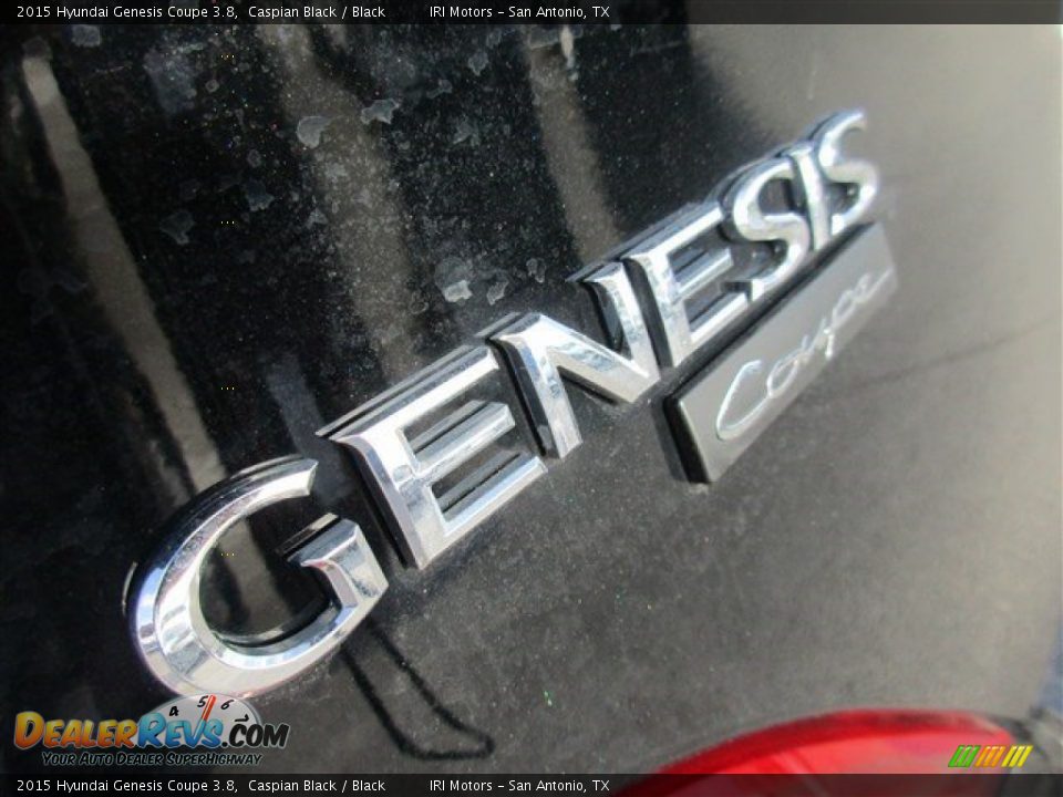 2015 Hyundai Genesis Coupe 3.8 Caspian Black / Black Photo #4