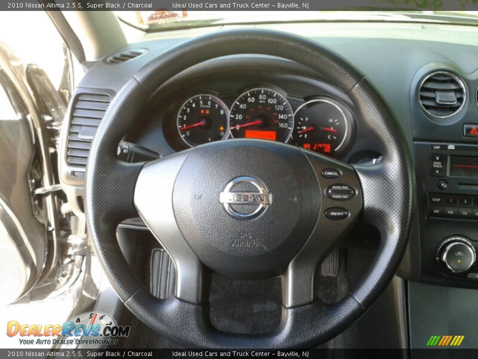 2010 Nissan Altima 2.5 S Super Black / Charcoal Photo #15