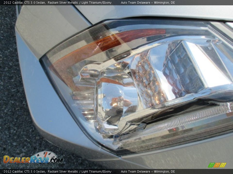 2012 Cadillac CTS 3.0 Sedan Radiant Silver Metallic / Light Titanium/Ebony Photo #22