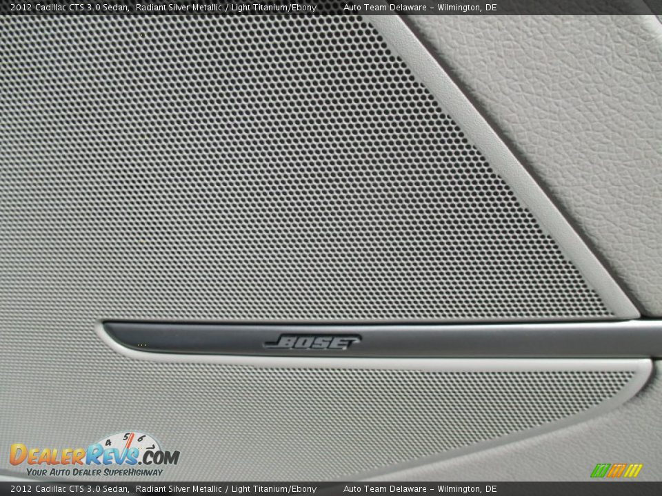 2012 Cadillac CTS 3.0 Sedan Radiant Silver Metallic / Light Titanium/Ebony Photo #35