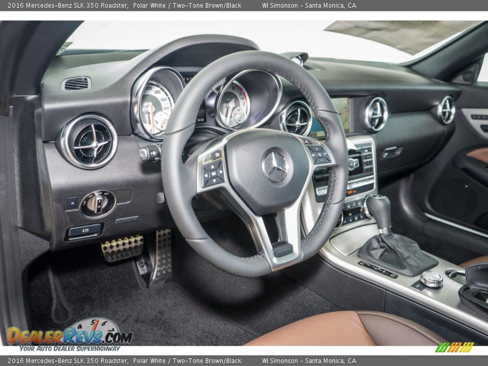 Dashboard of 2016 Mercedes-Benz SLK 350 Roadster Photo #6