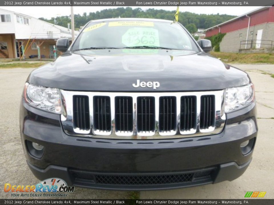 2012 Jeep Grand Cherokee Laredo 4x4 Maximum Steel Metallic / Black Photo #12