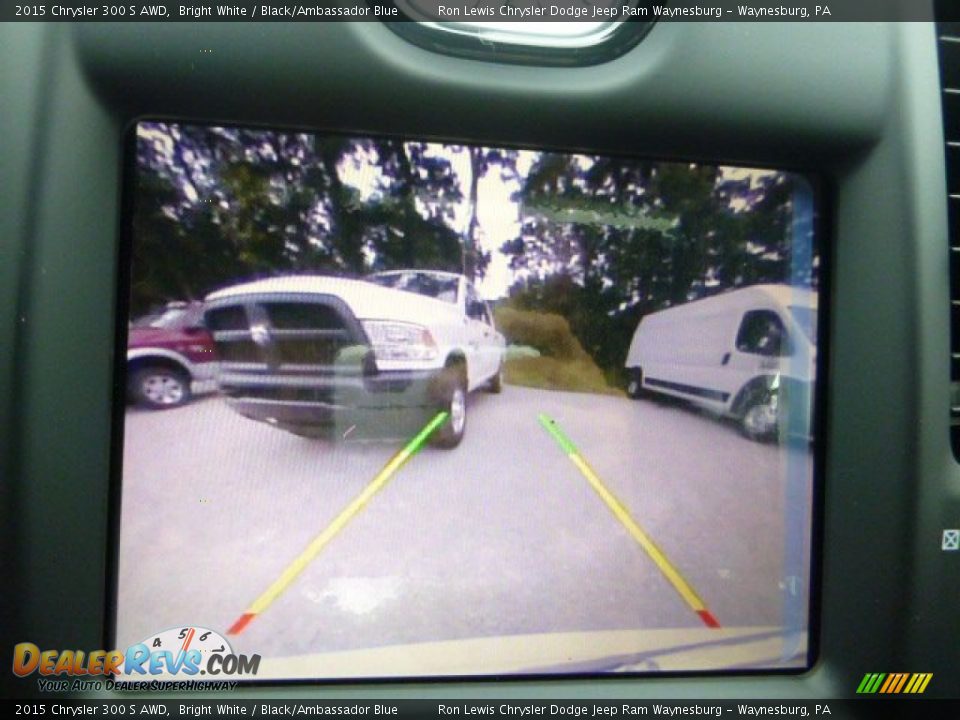 2015 Chrysler 300 S AWD Bright White / Black/Ambassador Blue Photo #19