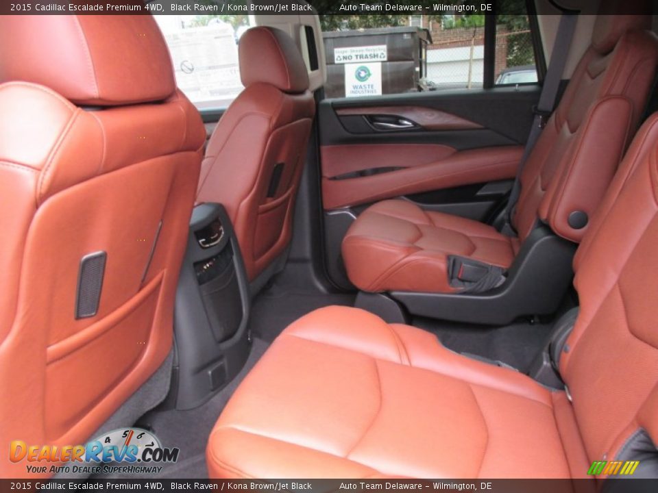 Rear Seat of 2015 Cadillac Escalade Premium 4WD Photo #7