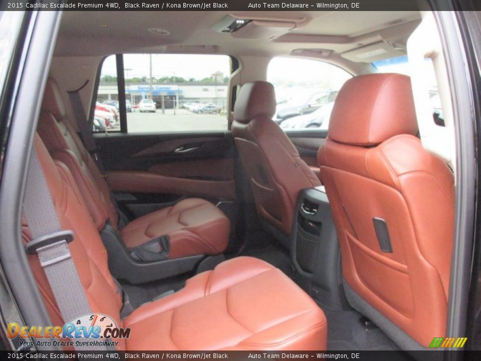 Rear Seat of 2015 Cadillac Escalade Premium 4WD Photo #9