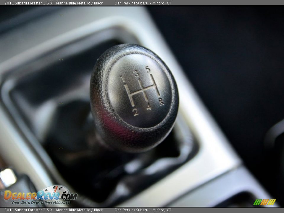 2011 Subaru Forester 2.5 X Marine Blue Metallic / Black Photo #15