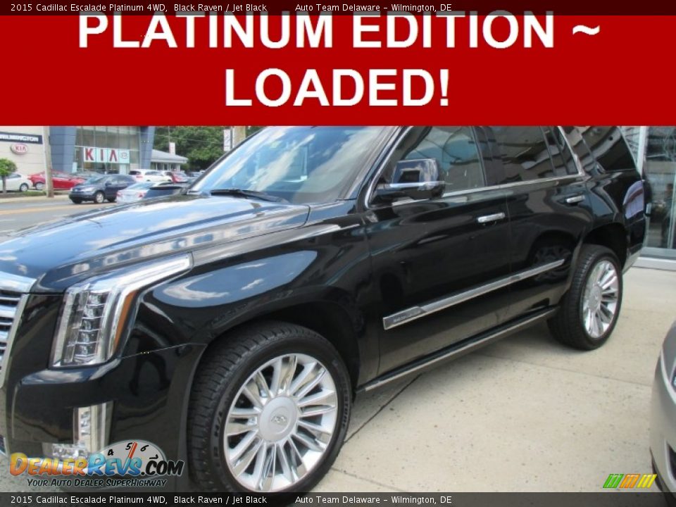 2015 Cadillac Escalade Platinum 4WD Black Raven / Jet Black Photo #1