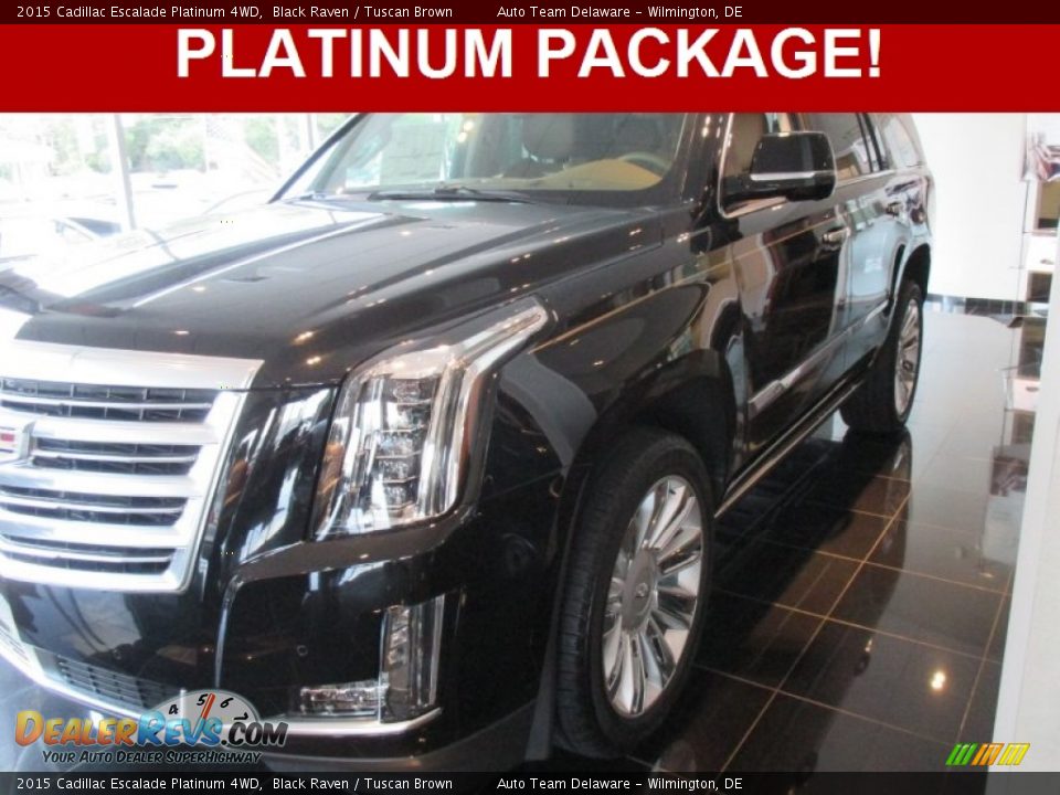 2015 Cadillac Escalade Platinum 4WD Black Raven / Tuscan Brown Photo #1