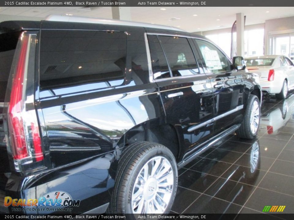 2015 Cadillac Escalade Platinum 4WD Black Raven / Tuscan Brown Photo #4