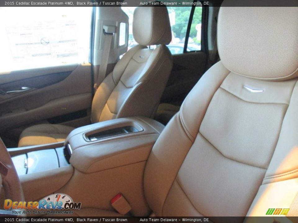 2015 Cadillac Escalade Platinum 4WD Black Raven / Tuscan Brown Photo #7