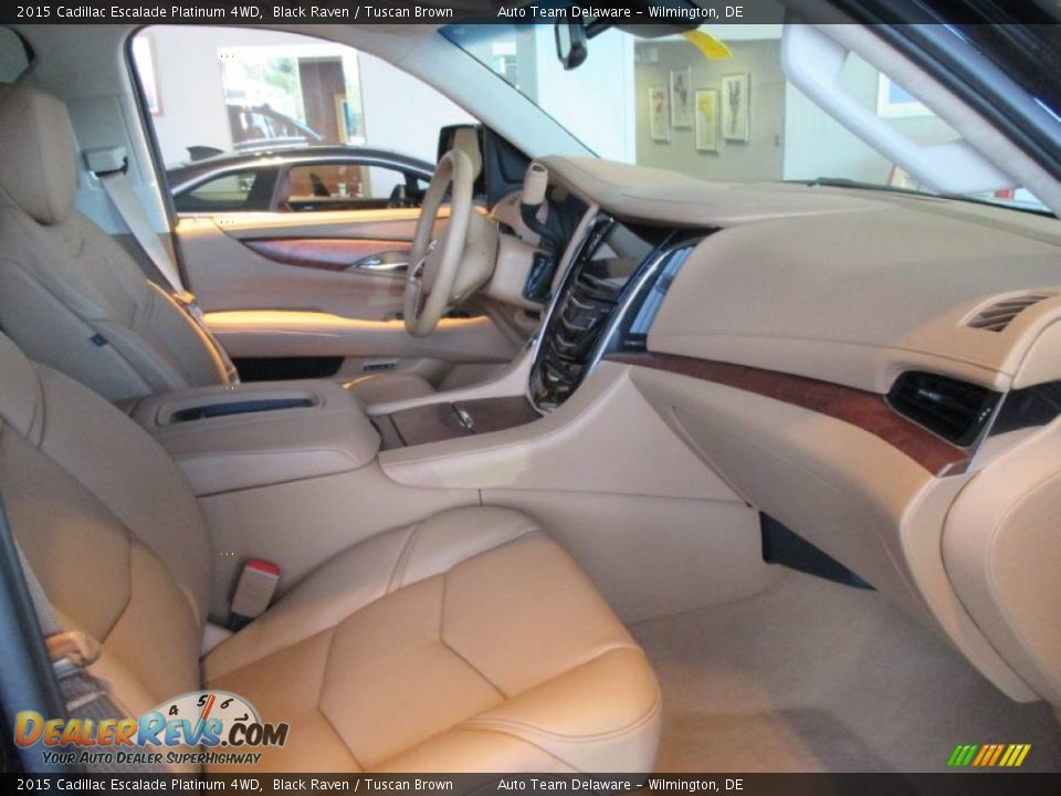 2015 Cadillac Escalade Platinum 4WD Black Raven / Tuscan Brown Photo #12