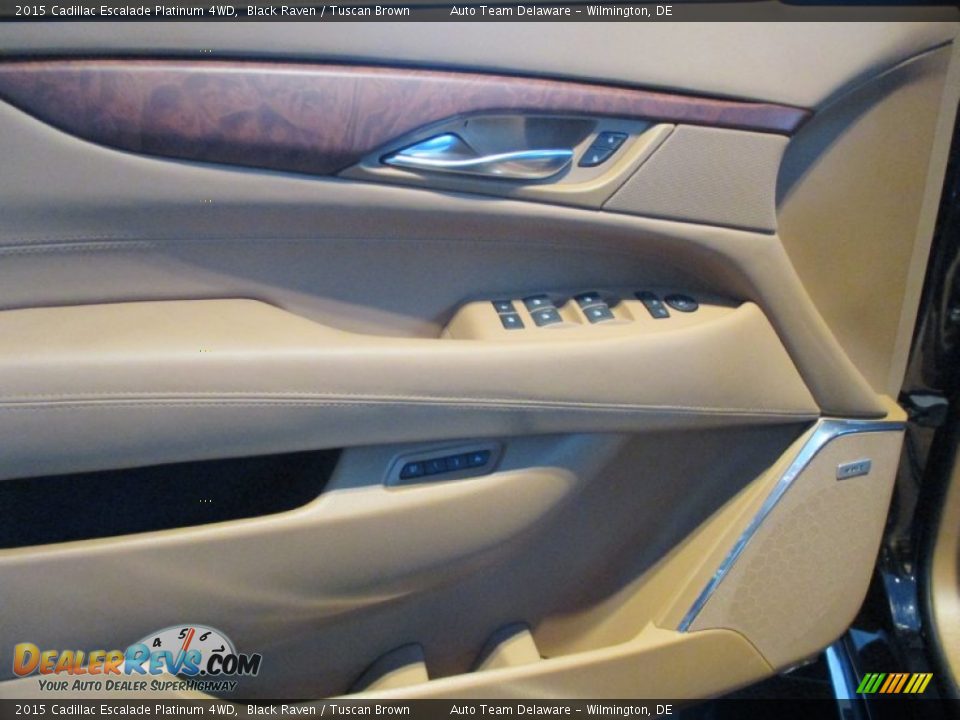 2015 Cadillac Escalade Platinum 4WD Black Raven / Tuscan Brown Photo #13