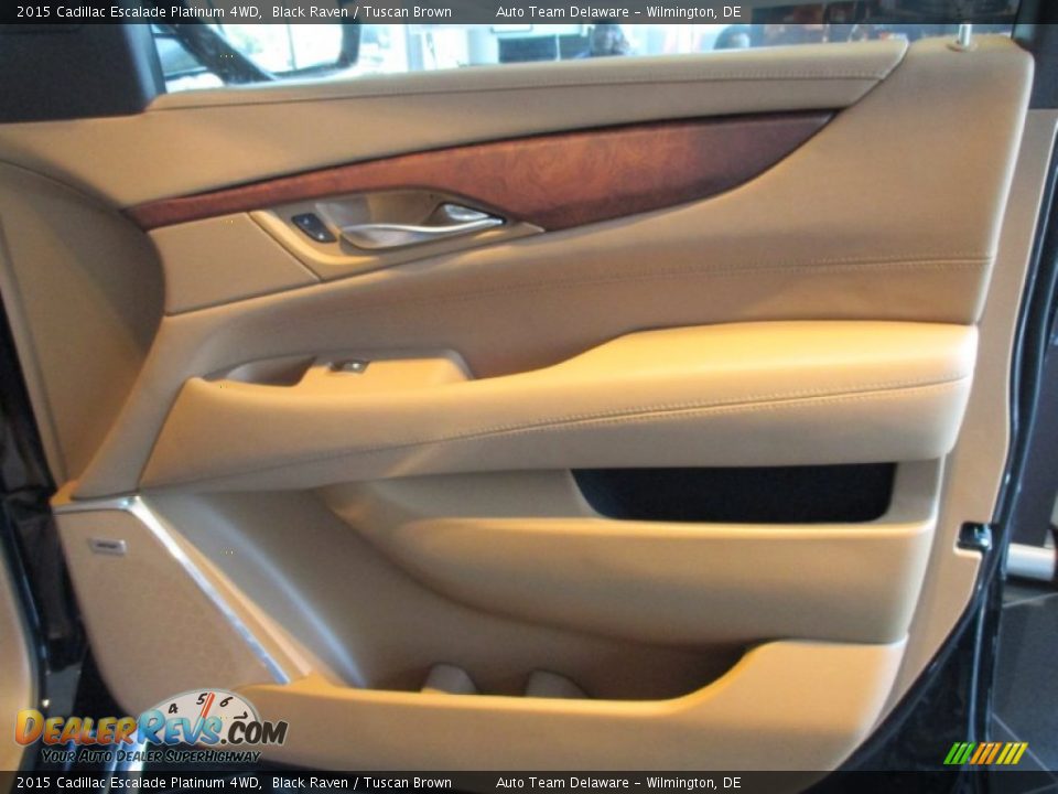 2015 Cadillac Escalade Platinum 4WD Black Raven / Tuscan Brown Photo #14
