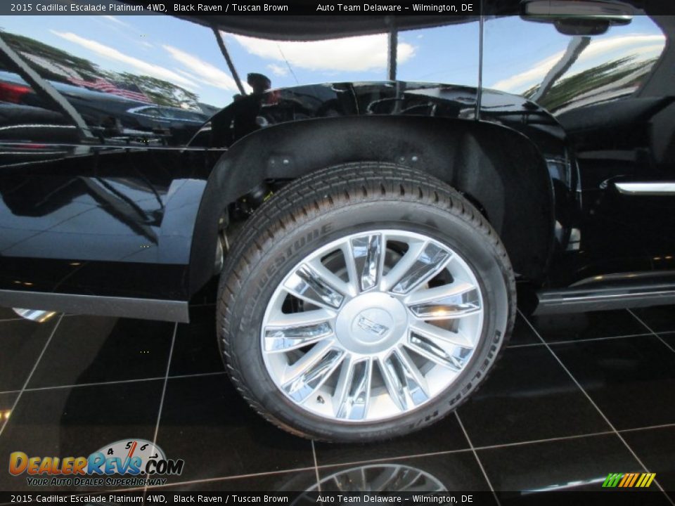2015 Cadillac Escalade Platinum 4WD Black Raven / Tuscan Brown Photo #18