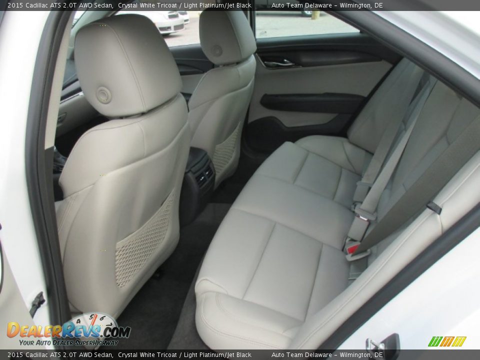 Rear Seat of 2015 Cadillac ATS 2.0T AWD Sedan Photo #7