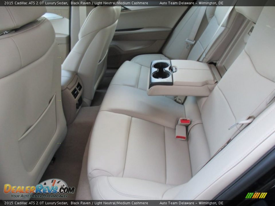 Rear Seat of 2015 Cadillac ATS 2.0T Luxury Sedan Photo #6