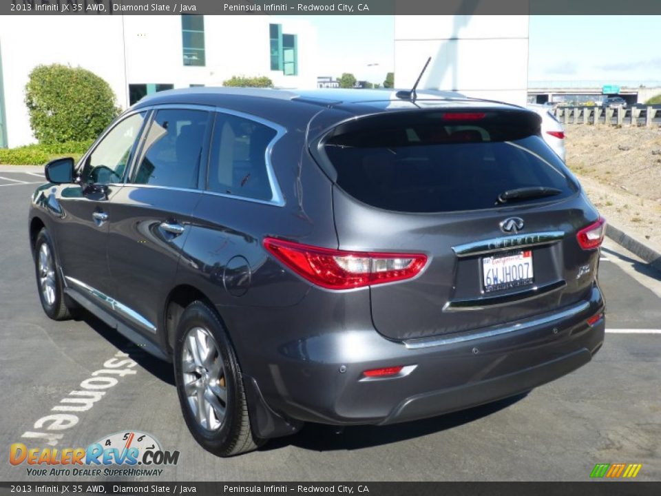 2013 Infiniti JX 35 AWD Diamond Slate / Java Photo #3