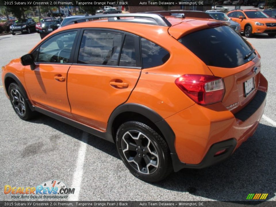 2015 Subaru XV Crosstrek 2.0i Premium Tangerine Orange Pearl / Black Photo #4