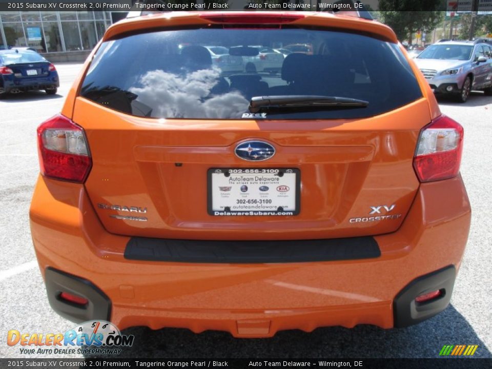 2015 Subaru XV Crosstrek 2.0i Premium Tangerine Orange Pearl / Black Photo #5