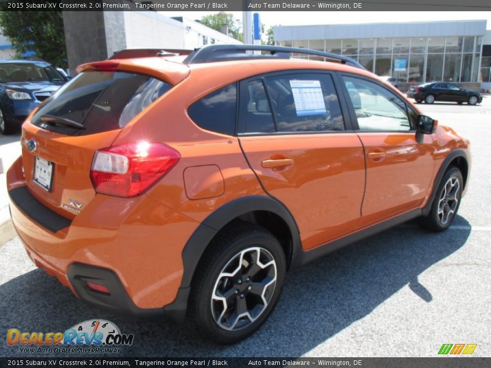 2015 Subaru XV Crosstrek 2.0i Premium Tangerine Orange Pearl / Black Photo #6