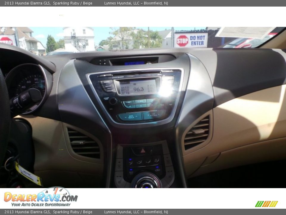 2013 Hyundai Elantra GLS Sparkling Ruby / Beige Photo #12