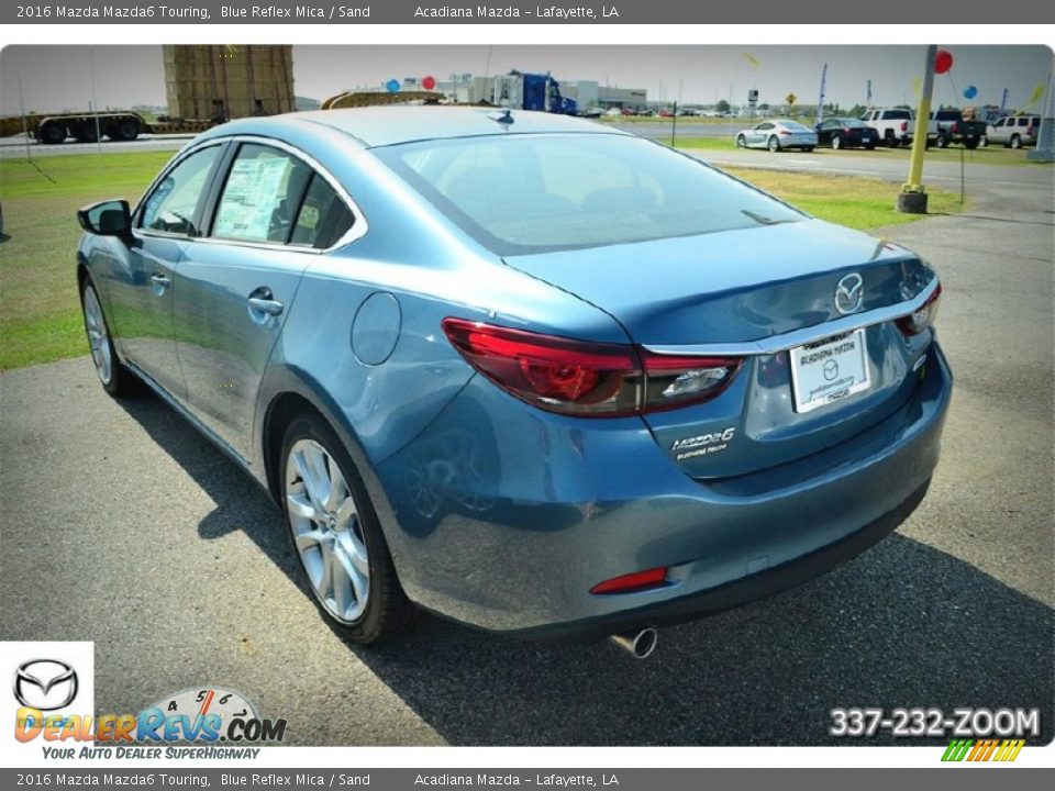 2016 Mazda Mazda6 Touring Blue Reflex Mica / Sand Photo #3