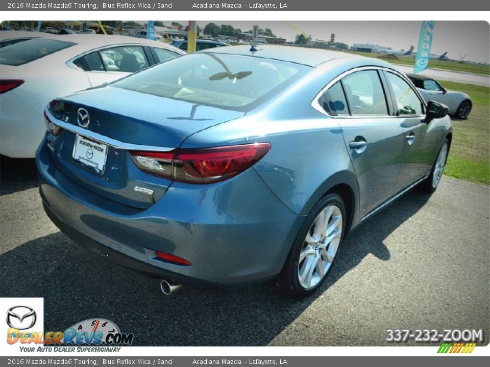 2016 Mazda Mazda6 Touring Blue Reflex Mica / Sand Photo #4
