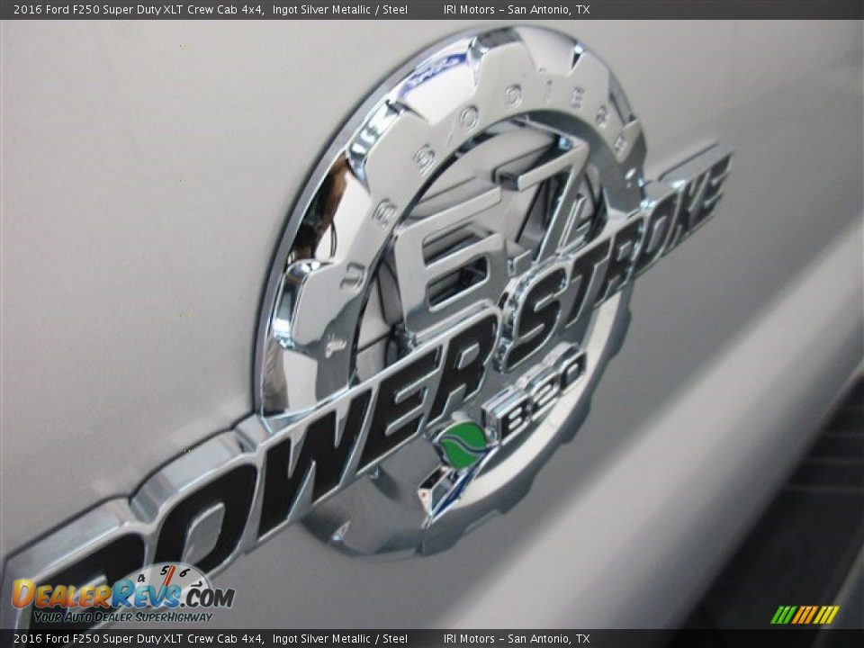2016 Ford F250 Super Duty XLT Crew Cab 4x4 Ingot Silver Metallic / Steel Photo #5