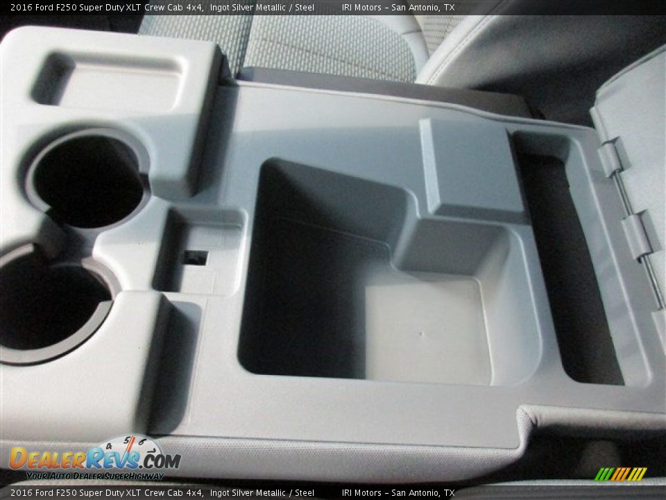 2016 Ford F250 Super Duty XLT Crew Cab 4x4 Ingot Silver Metallic / Steel Photo #20