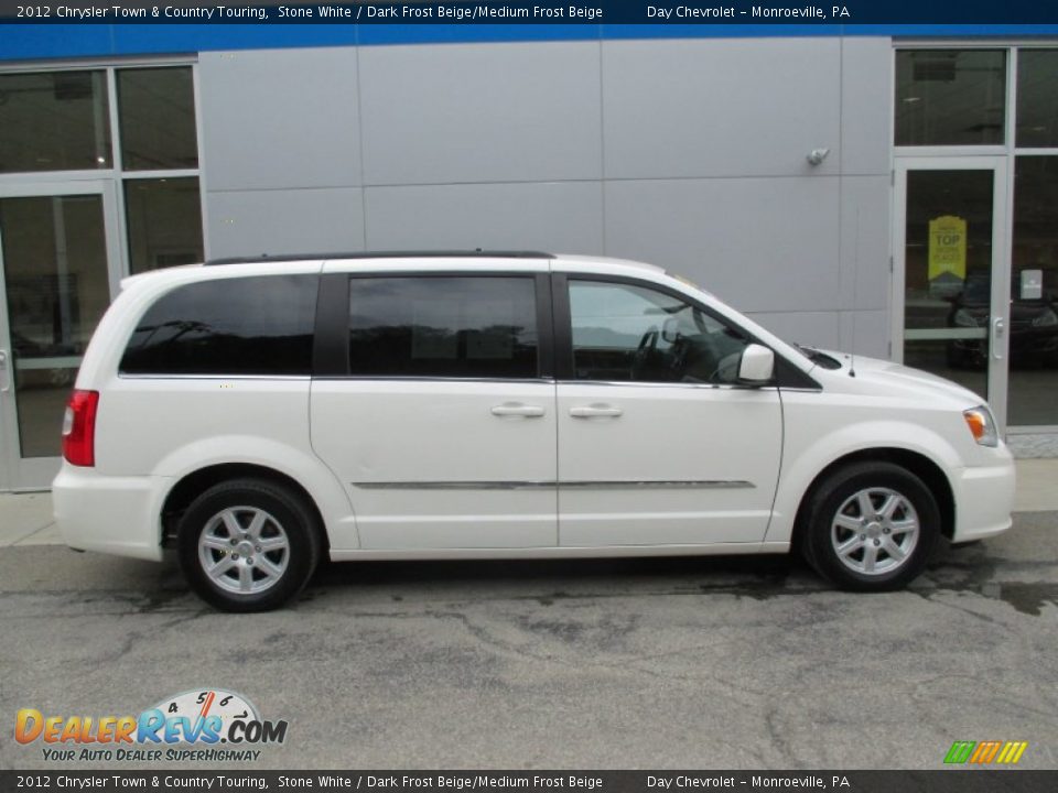 2012 Chrysler Town & Country Touring Stone White / Dark Frost Beige/Medium Frost Beige Photo #2