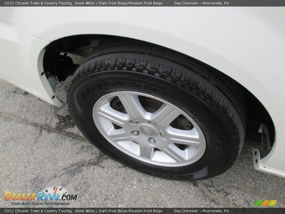2012 Chrysler Town & Country Touring Stone White / Dark Frost Beige/Medium Frost Beige Photo #3