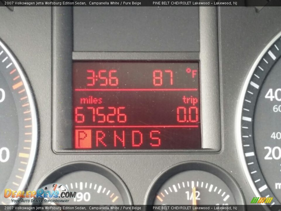 2007 Volkswagen Jetta Wolfsburg Edition Sedan Campanella White / Pure Beige Photo #19