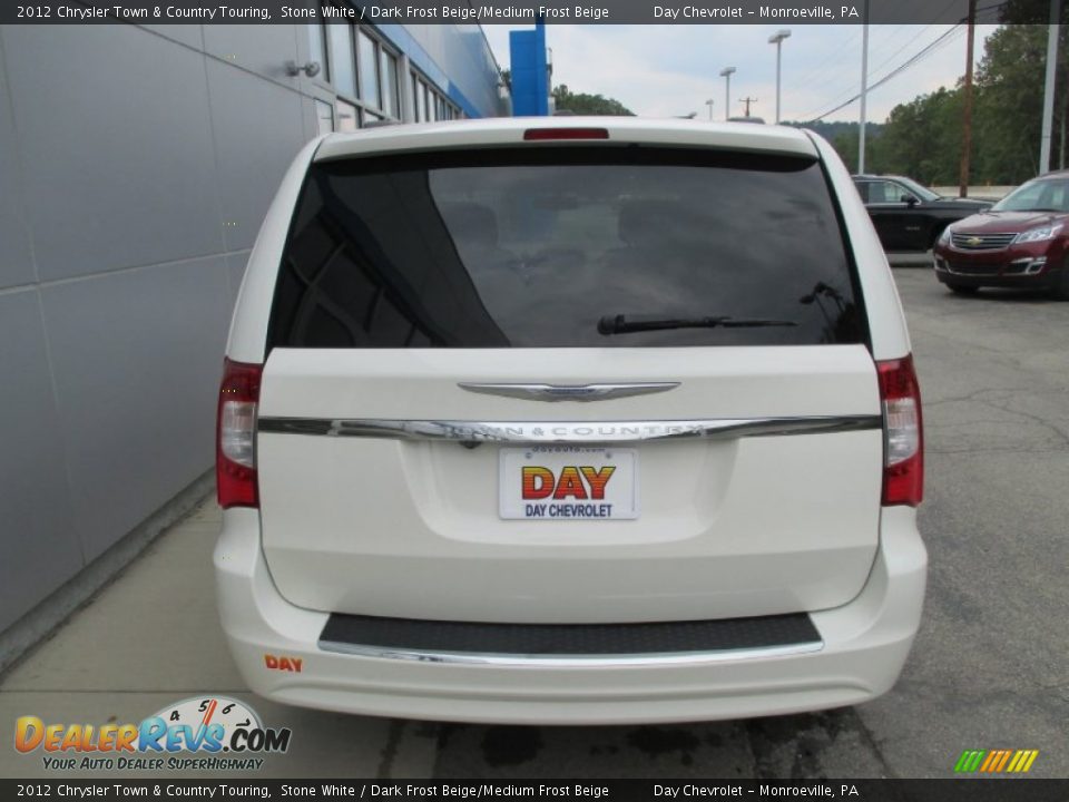 2012 Chrysler Town & Country Touring Stone White / Dark Frost Beige/Medium Frost Beige Photo #5