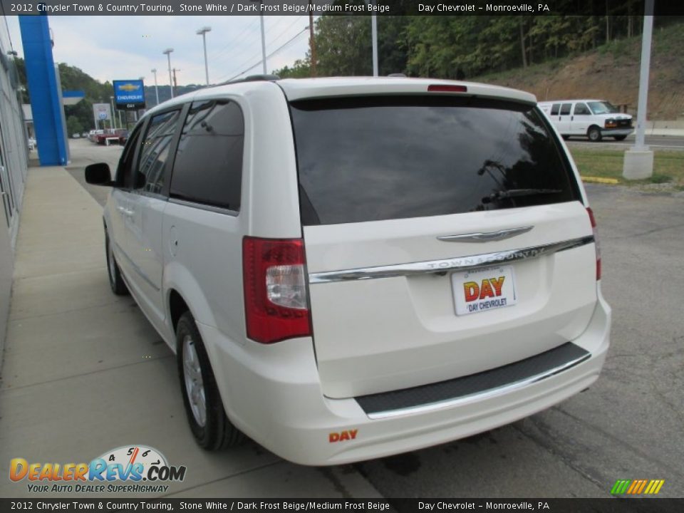 2012 Chrysler Town & Country Touring Stone White / Dark Frost Beige/Medium Frost Beige Photo #6