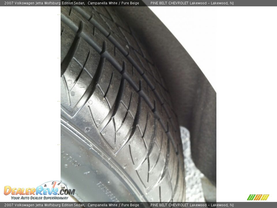 2007 Volkswagen Jetta Wolfsburg Edition Sedan Campanella White / Pure Beige Photo #21