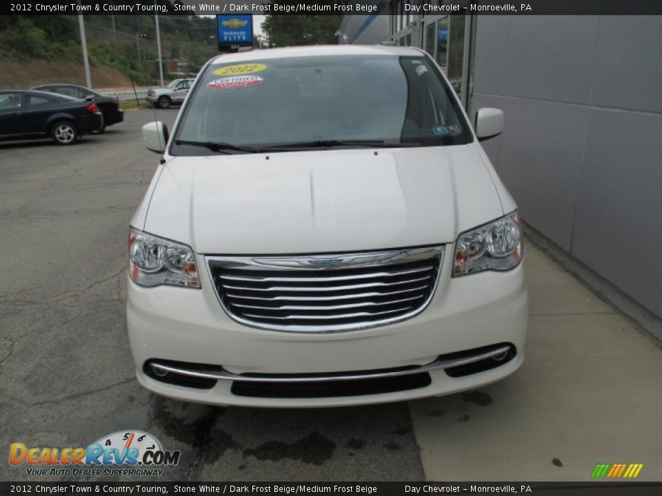 2012 Chrysler Town & Country Touring Stone White / Dark Frost Beige/Medium Frost Beige Photo #10