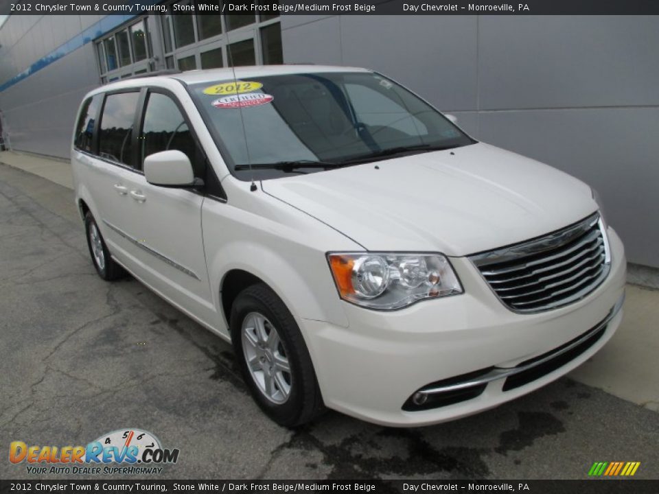 2012 Chrysler Town & Country Touring Stone White / Dark Frost Beige/Medium Frost Beige Photo #11