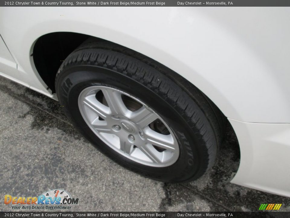 2012 Chrysler Town & Country Touring Stone White / Dark Frost Beige/Medium Frost Beige Photo #12