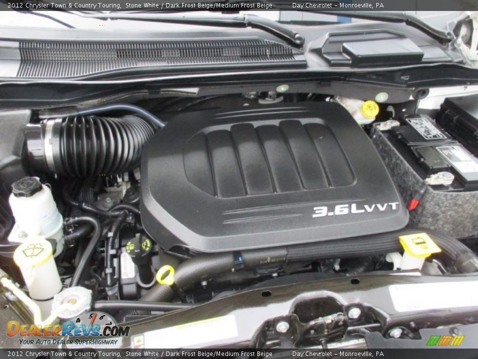 2012 Chrysler Town & Country Touring Stone White / Dark Frost Beige/Medium Frost Beige Photo #15