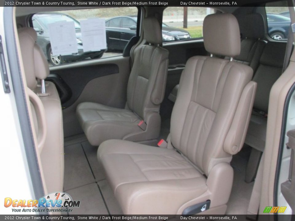 2012 Chrysler Town & Country Touring Stone White / Dark Frost Beige/Medium Frost Beige Photo #17
